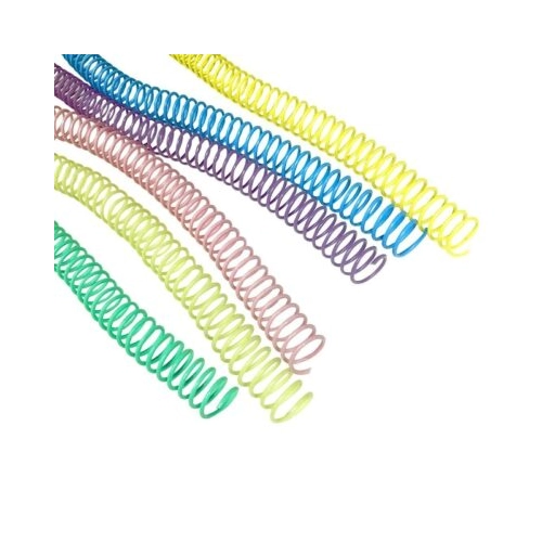 ESPIRALES PLASTICOS OFICIO COLOR