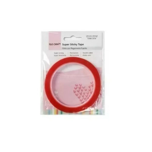ADHESIVO PARA CRAFT DOBLE FAZ PERMANENTE 6mm x 10mts