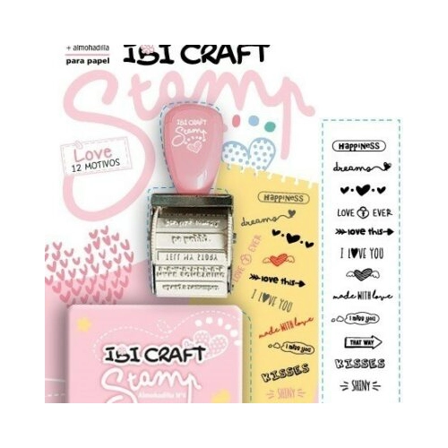STAMP SET LOVE (SELLO + ALMOHADILLA)