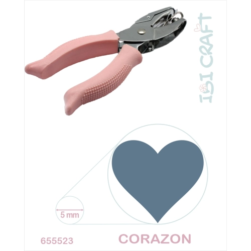 PINZA PERFORADORA CORAZON 5 MM