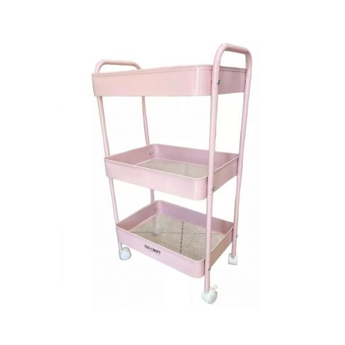 CARRO ORGANIZADOR MOVIL IBICRAFT 43x31x78Cm - ROSA
