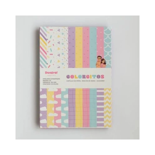 PAPEL DUOGRAF COLORCITOS A4 180 GRS X 50 HOJAS