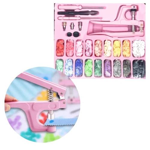 SET COLOCADOR DE SNAP T3- T5- T8 (200 PCS + PINZA)