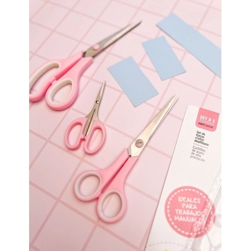 TIJERA IBICRAFT SET X 3 PCS 21,5/16,5/10 CM