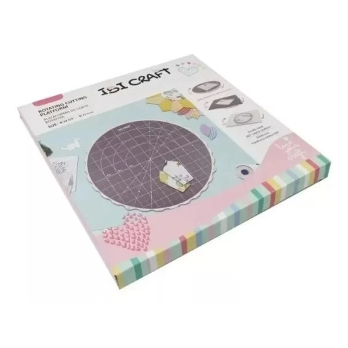 TABLA DE CORTE CIRCULAR ROTATIVA 28cm MAGNETICA 2 EN 1 - IBICRAFT